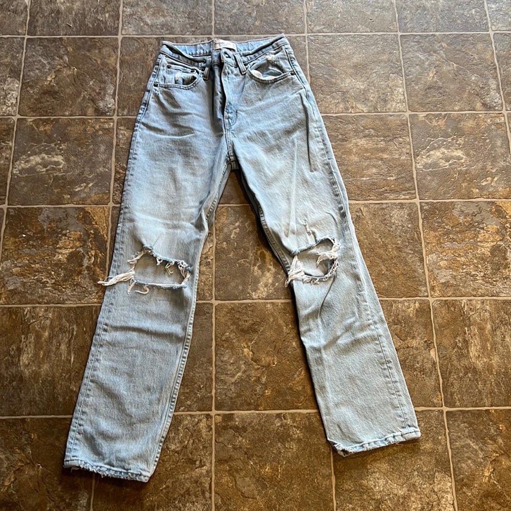 Abercrombie & Fitch The 90s Straight Ultra high rise